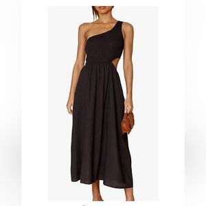 Women’s summer one shoulder cut out dress